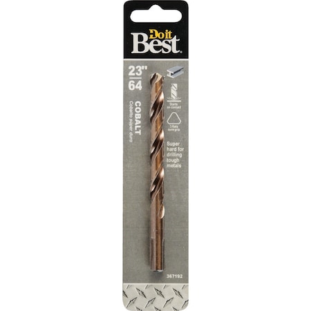 All-Source 23/64 In. Cobalt Drill Bit 250621DB